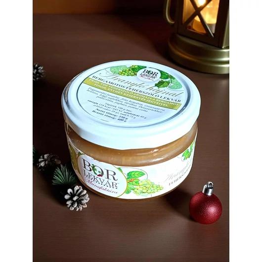 Aranyló Hajnal – fehérszőlő lekvár bergamottal