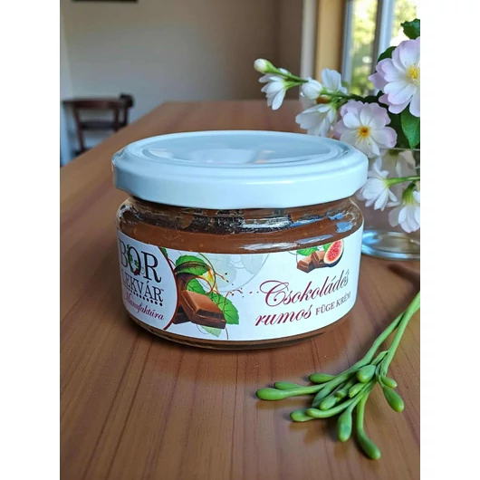 Csokoládés rumos fügekrém (250 ml)