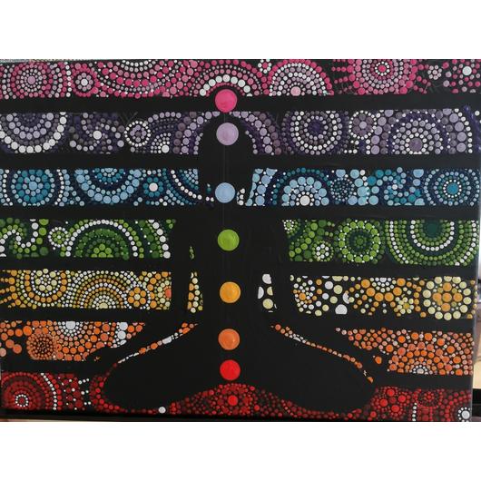 Akril kép Buddha csakra